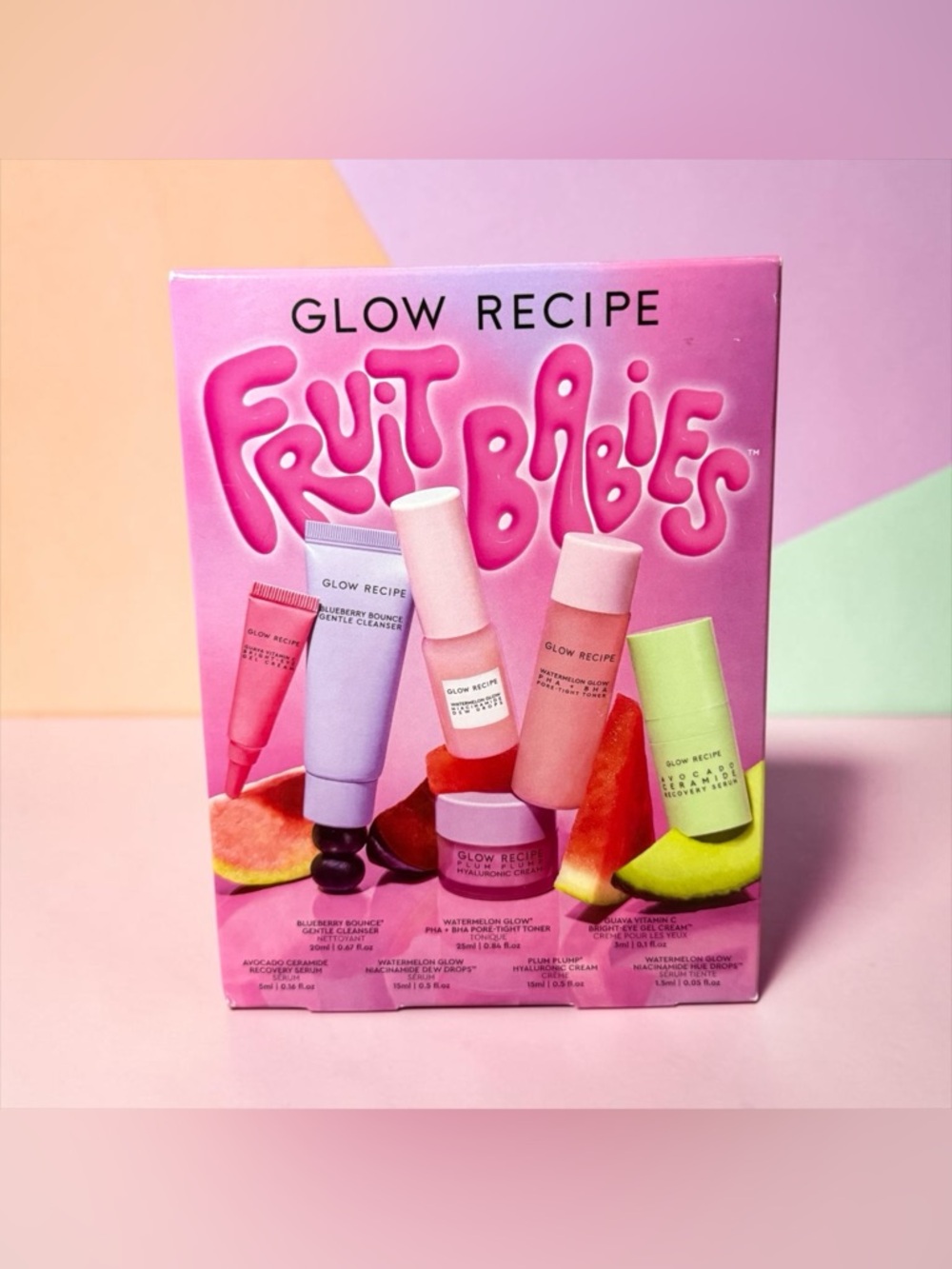 🩷GLOW RECIPE🩷Fruit Babies Mini Best Sellers Set/NIB